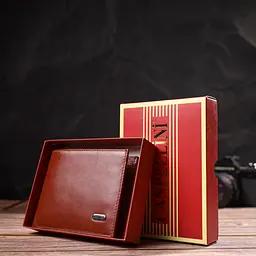 Чоловічий шкіряний гаманець Canpellini 12х9.7х1 см acs0025694 - мініатюра 8