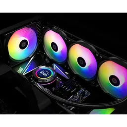 Система водяного охолодження ID-COOLING Space LCD SL360 XE Black - мініатюра 11