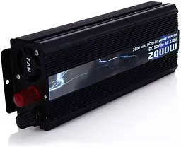 Універсальний автомобільний інвертор UKC 12V/220V 2000W перетворювач напруги - мініатюра 3