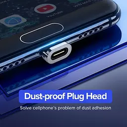 Наконечник USB Type-C Ugreen для магнітного кабелю Сріблястий (60210) - мініатюра 3