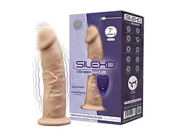 Реалістичний фалоімітатор із вібрацією SilexD Henry Vibro Flesh SILEXD SO8212 95658