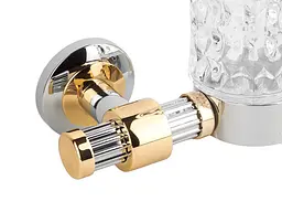 Склянка для зубних щіток Kugu Maximus 606C&G, Золотий - мініатюра 2