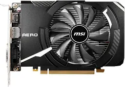 Відеокарта MSI GTX 1650 4Gb D6 AERO ITX (GTX 1650 D6 AERO ITX V1) (GDDR6, 128 bit, PCI-E 3.0 x16) Б/в