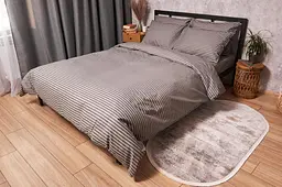 Комплект постільної білизни Moon&Star Бязь Gold Люкс Ice Grey Дитячий 110x140 см наволочки 2x50x70 см