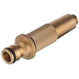 Наконечник насадка для шланга поливального латунний Intertool Storm 1/2" з плавним регулюванням.
