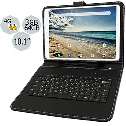 Планшет-телефон Adronix MT Pad 364 LTE 3/64 Pink + Чохол-клавіатура - мініатюра 2