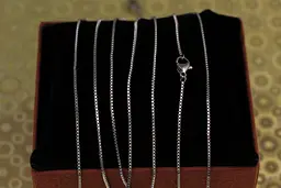 Ланцюг Xuping Jewelry венеціанка 50 см 0.8 мм сріблястий