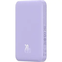 Зовнішній акумулятор Baseus Magnetic Bracket Mini 5000mAh 20W Purple (P10022107513-00) [117954] - мініатюра 5