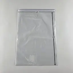 Пакети Zip-Lock прозорі 25x35 см, 100 шт, 50 мкм, поліетиленові пакети із застібкою - мініатюра 2