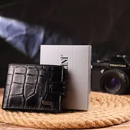 Гаманець чоловічий із натуральної фактурної шкіри Canpellini 21511 чорний - мініатюра 10