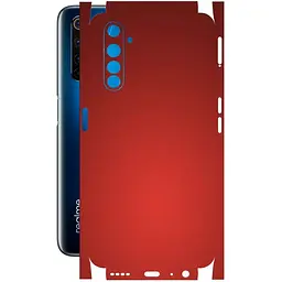 Захисна плівка StatusSKIN для Realme 6 pro Корпус Вініл червона, матова