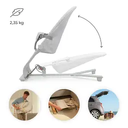 Шезлонг-гойдалка Kinderkraft Mimi Nordic Breeze (KBMIMI00NOR0000) - мініатюра 4