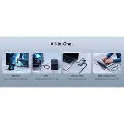 Кабель Baseus Flash Series Ⅱ USB4 Full-Featured Charging Cable Type-C to Type-C 240W 1m P10311803111-00 Black - мініатюра 10
