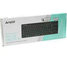 Клавіатура A4Tech Fstyler FBK27C AS Wireless Black (FBK27C AS (Black)) - мініатюра 5