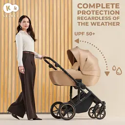 Універсальна коляска 2 в 1 Kinderkraft Prime 2 Sandrose Beige (KSPRIM02BEG2000) - мініатюра 8