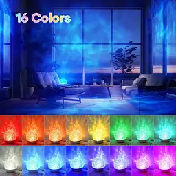 Світлодіодний проектор галактики Fokky Ocean Wave Sensory Light 16 кольорів з дистанційним керуванням - мініатюра 3