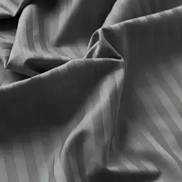 Постільна білизна євро ТЕП СТРАЙП САТИН PREMIUM Grey 2-04800_34075 200х215 см сіра - мініатюра 6