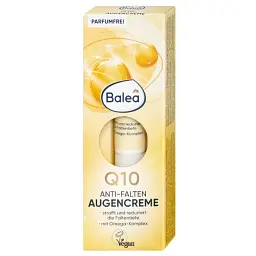 Крем для шкіри навколо очей Balea Q10 Anti-Falten Augencreme з коензимом Q10, 15 мл - мініатюра 2