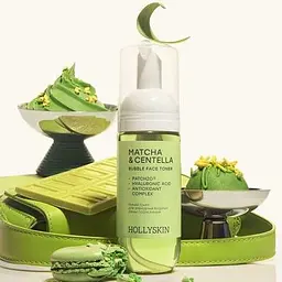Пінний тонер HOLLYSKIN Matcha & Centella для зменшення видимих ознак подразнення 150 мл - мініатюра 3