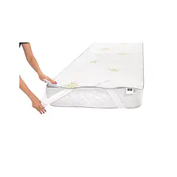Наматрацник MirSon №1045 Alberto Тенцель (Modal) Aloe Vera 80х200 см (2200001507722) - мініатюра 8