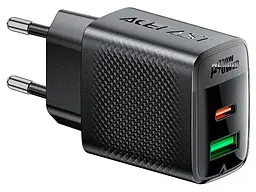 Мережевий зарядний пристрій Acefast A98 PD GaN 30 W Black - мініатюра 2