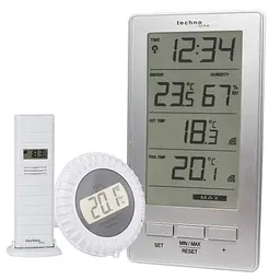 Термогігрометр Technoline WS9069 IT Silver (WS9069) - мініатюра 1