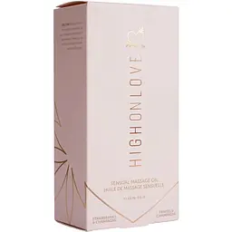 Масажна олія HighOnLove Massage Oil - Strawberry & Champagne (120 мл) - мініатюра 3