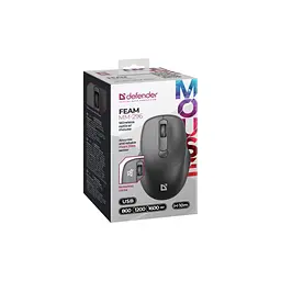 Мишка Defender Feam MM-296 Wireless Black (52296) - мініатюра 4