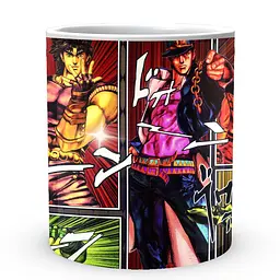 Кухоль GeekLand Неймовірні пригоди ДжоДжо JoJo's Bizarre Adventure Головні герої Колаж JJ 02.412 330 мл білий - мініатюра 2