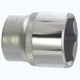 Насадка шестигранна коротка 1/2" 27мм CrV ULTRA (6070272) - мініатюра 4