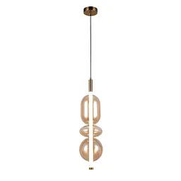 Світильник підвісний LED Levistella 79112280-1led BR, модель 10W, 4500K, бронзовий, сучасний стиль, плафон 600*150 мм