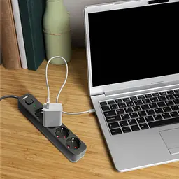 Подовжувач мережевий Videx Oncord з кнопкою з/з 4п 3 м 3x1.5 мм black (VF-PD43G-B) - мініатюра 11