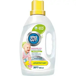 Гель для прання Alles GUT! Eco Для дитячих речей 900 мл (4820189880417)