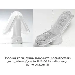 Мастурбатор Tenga Flip Zero White - мініатюра 6