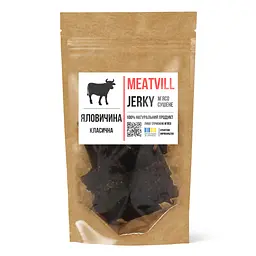 Джерки Meatvill яловичина класична крафт 50г