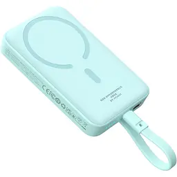 Зовнішній акумулятор Baseus Magnetic Mini 10000mAh 30W Blue [P1002210B333-00] [152271] - мініатюра 2