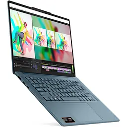 Ноутбук Lenovo Yoga Pro 7 14ASP10 AI 9365 la 50GHz, 3K, 32GB LPDDR5x, 1TB, Без ОС, Tidal Teal - мініатюра 4