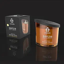 Масажна свічка Senze Seduction Massage Candle, 50 мл - мініатюра 4