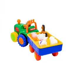 Іграшка на колесах Kiddieland Трактор фермера, укр. мова (024753) - мініатюра 4