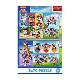 Пазл Trefl Paw Patrol Правила патруля 2x70 (5900511344417) - мініатюра 4