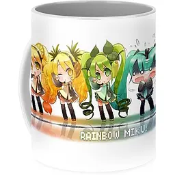 Кухоль GeekLand Hatsune Miku Чибікі Хатсуне Мікі NМ. VC 02.17 330 мл білий - мініатюра 2