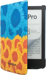 PocketBook Чохол 629_634 Shell, sunflower print - мініатюра 3