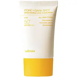 Сонцезахисний крем для сяяння шкіри Celimax Pore+Dark Spot Brightening Care Sunscreen SPF 50+ PA++++ - мініатюра 2