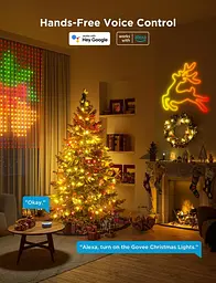 Гірлянда світлодіодна Govee RGBIC 20 м, 200 LED, IP65, керування через додаток - мініатюра 6