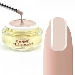 Конструюючий гель Canni 305 Nude Pink 15 мл - мініатюра 2