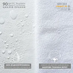 Наволочка на подушку Ideia водонепроникна 50x70 см з блискавкою  (8000011732) - мініатюра 2