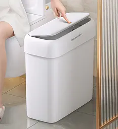 Відро для сміття з кришкою Joybos Z39 для ванної кімнати (JBS-LJT-S02B2-JWT) - мініатюра 5