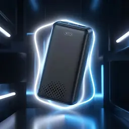 Зовнішній акумулятор XO PB313 Light display mobile power 20000 маг чорний - мініатюра 6