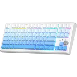 Клавіатура MageGee SKY 87 RGB Wireless Blue Whale Switch White/Blue Gradient (6971969728509) [164307] - мініатюра 3