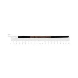 Пензель синтетика кругла MOON 1203R №6 коротка ручка Rosa - мініатюра 2